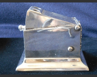 Antique Silver Desktop Cigar Cutter