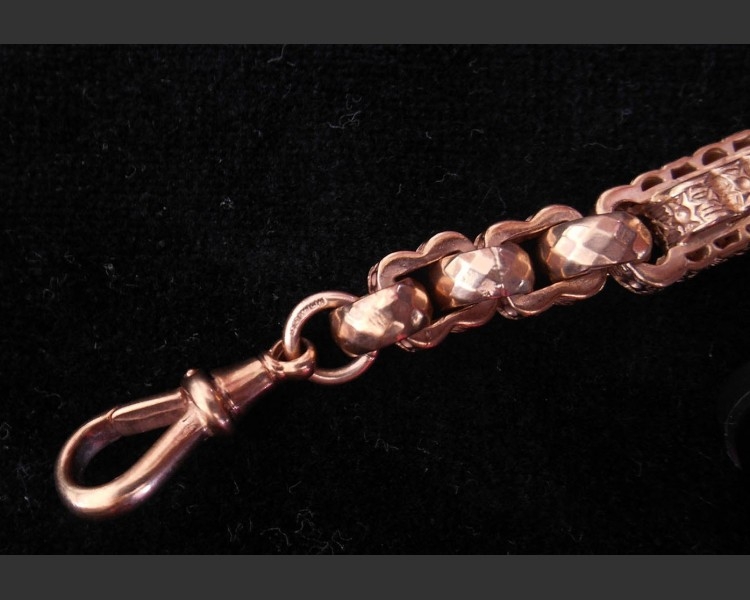 Antique 9ct Rose Gold Star And Albert 