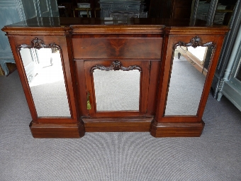 Victorian Mahogany Sideboard Credenza