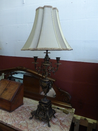 Antique French Per Of Stranded Lamps