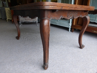 Antique French Period Solid Oak Louis 14th Table