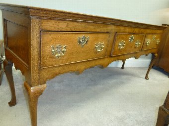 Antique  Georgian oak dresser  base 