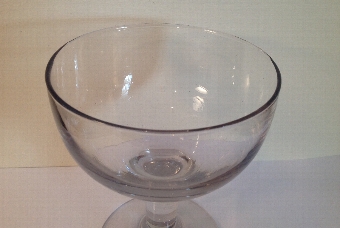 Antique Victorian glass rummer