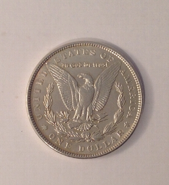 Antique USA 1889 silver dollar