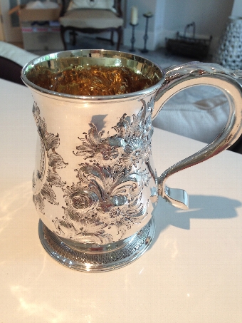 George ii Sterling Silver Baluster Tankard