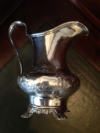 Antique Henry Holland Sterling Silver Cream Jug - 1848
