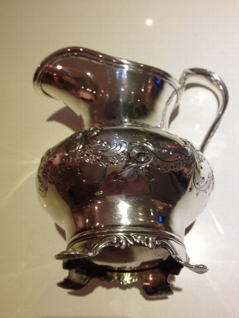 Antique Henry Holland Sterling Silver Cream Jug - 1848
