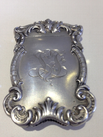 Antique Stunning Silver Art Nouveau Vesta Case