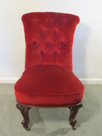 Victorian Button Back Nursing Chair