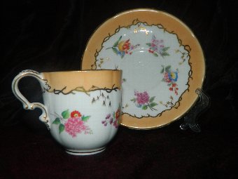 Minton cup and saucer 1850