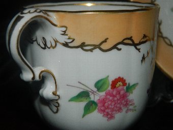 Antique Minton cup and saucer 1850