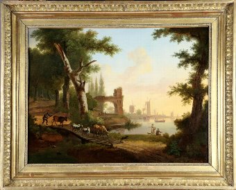 Dutch School XVIII From Around 1795 Attributed To Franz Swagers (1756-1836)