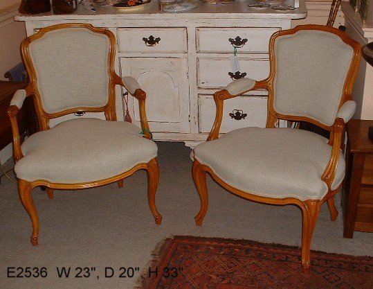 Pair of French Fauteuils Ref E2536