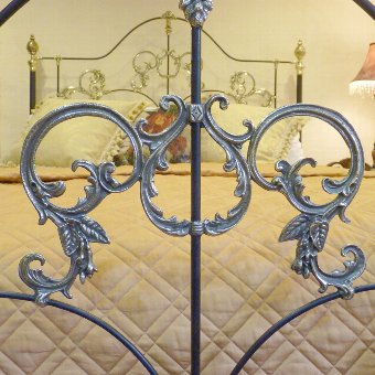 Antique Cast Brass and Iron Bed – MK44