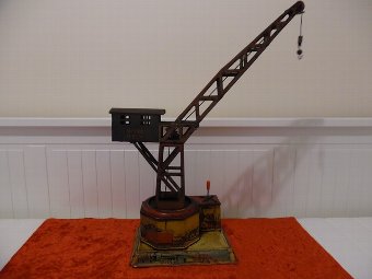 Very Rare Levy George (Gely) Dockside Mechanical Crane (circa 1925-1935)