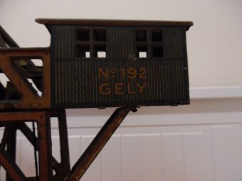 Antique Very Rare Levy George (Gely) Dockside Mechanical Crane (circa 1925-1935)