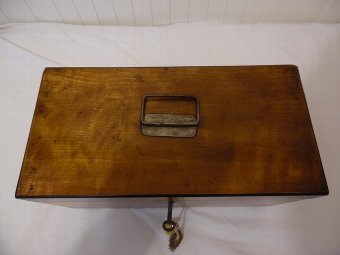 Antique 19th Century Walnut Tea Caddy