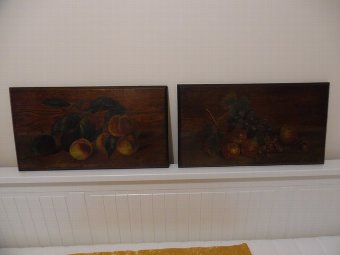 Antique Oils on Wooden Panels