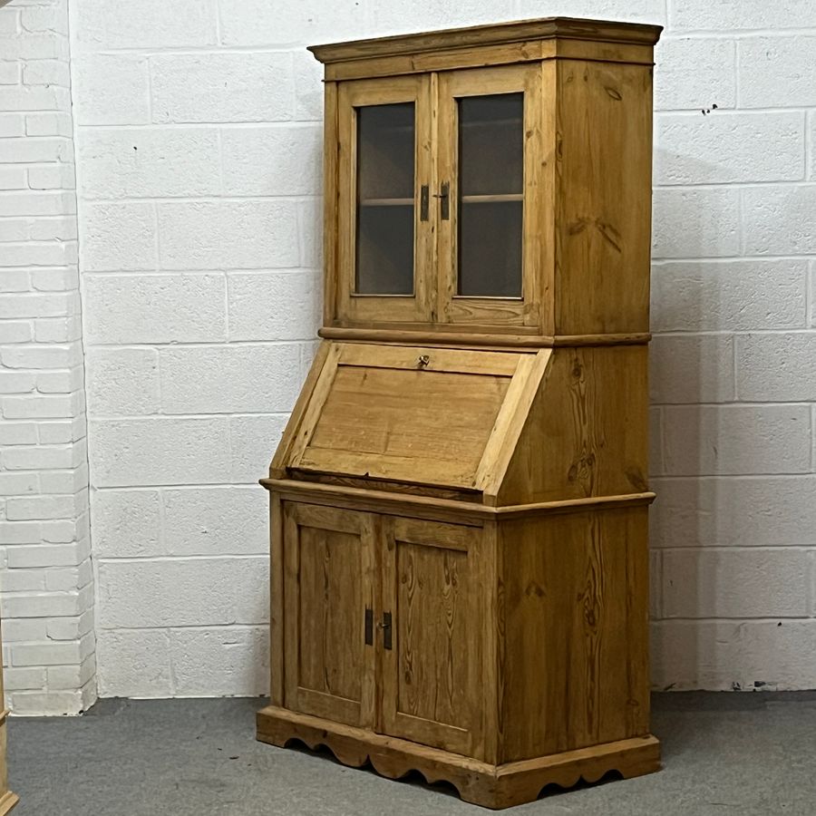 Antique Large Antique Pine Secretaire Internal Drawers (W3700E)