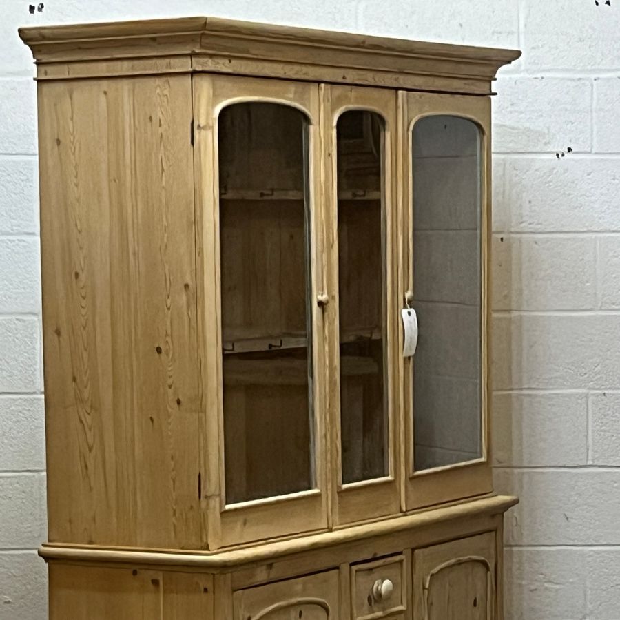 Antique Large Antique Pine Glazed Dresser (Z2605H)