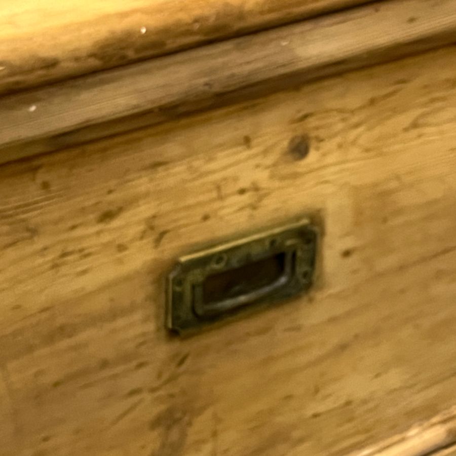 Antique Very Deep Old Pine Carpenters Box (Z3903B)