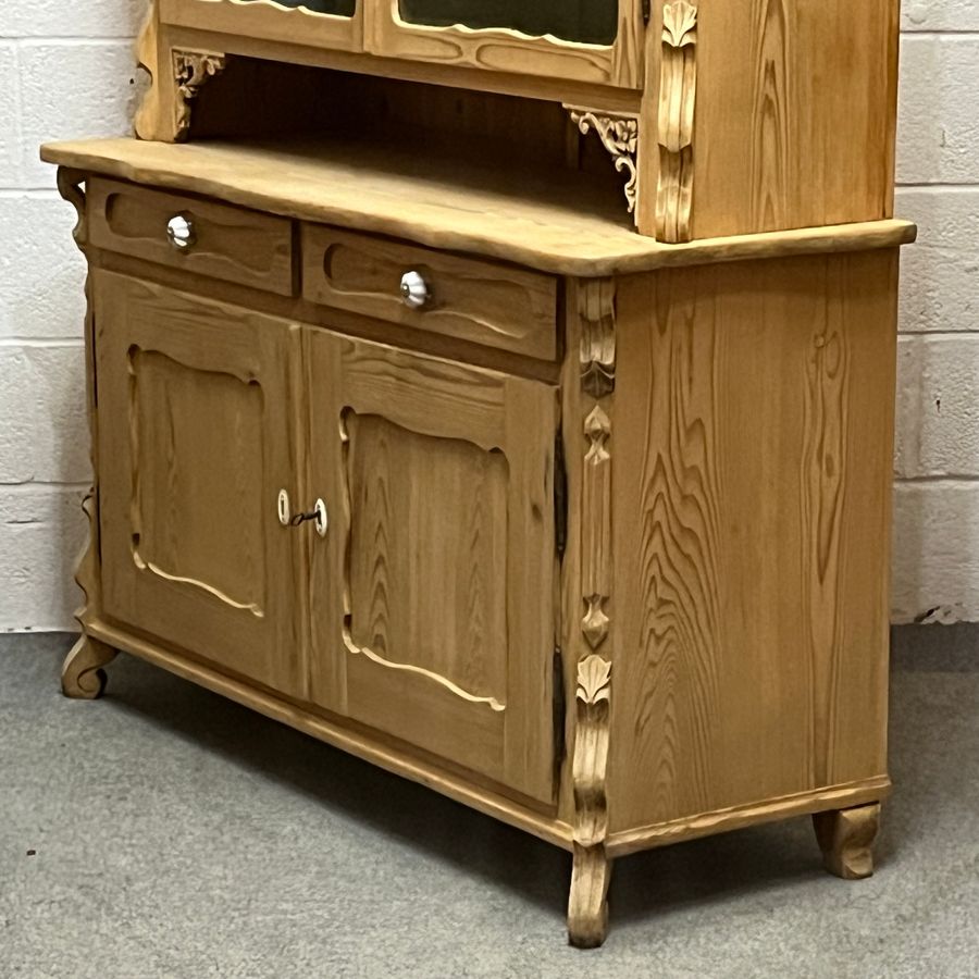 Antique Beautiful Glazed Antique Pine Dresser (B4900F)