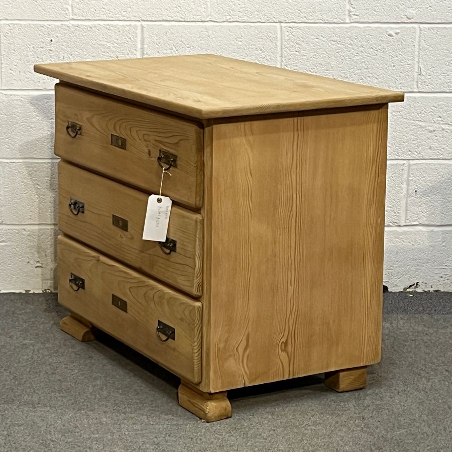 Antique Small 1930’s Pine German Chest Of Drawers (D0257B)