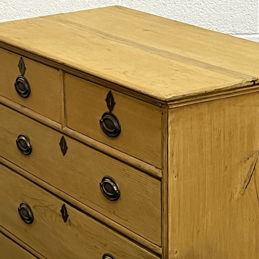 Antique Georgian 2 Over 3 Pine Chest Of Drawers (D2306D)