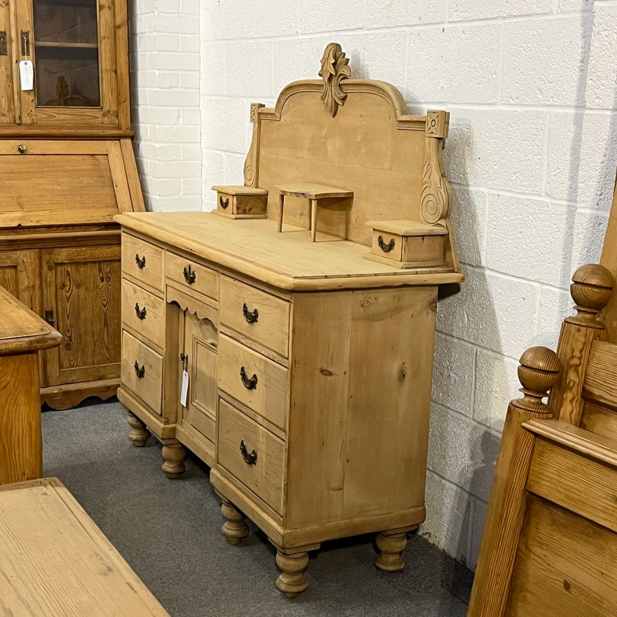 Antique Stunning Victorian Pine Chiffonier (D4902E)