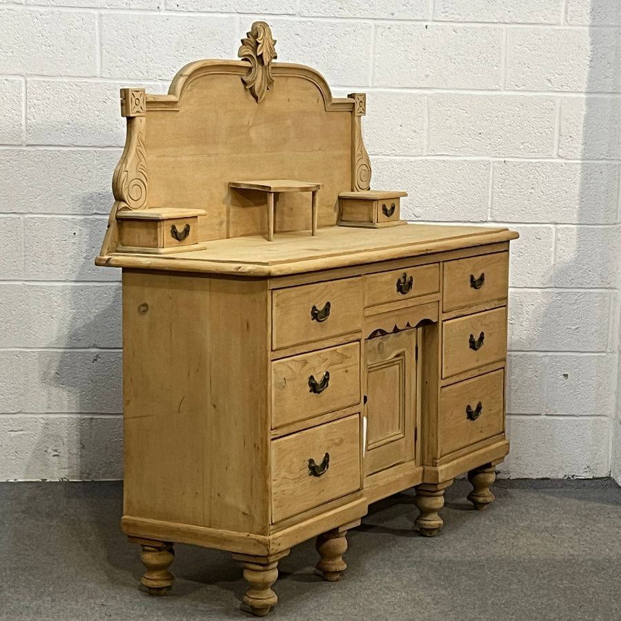 Antique Stunning Victorian Pine Chiffonier (D4902E)