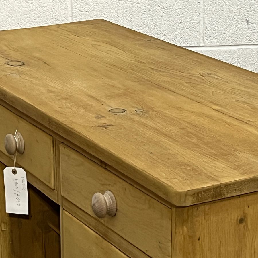 Antique Large Victorian Pine Sideboard With Drawers (D5405E)