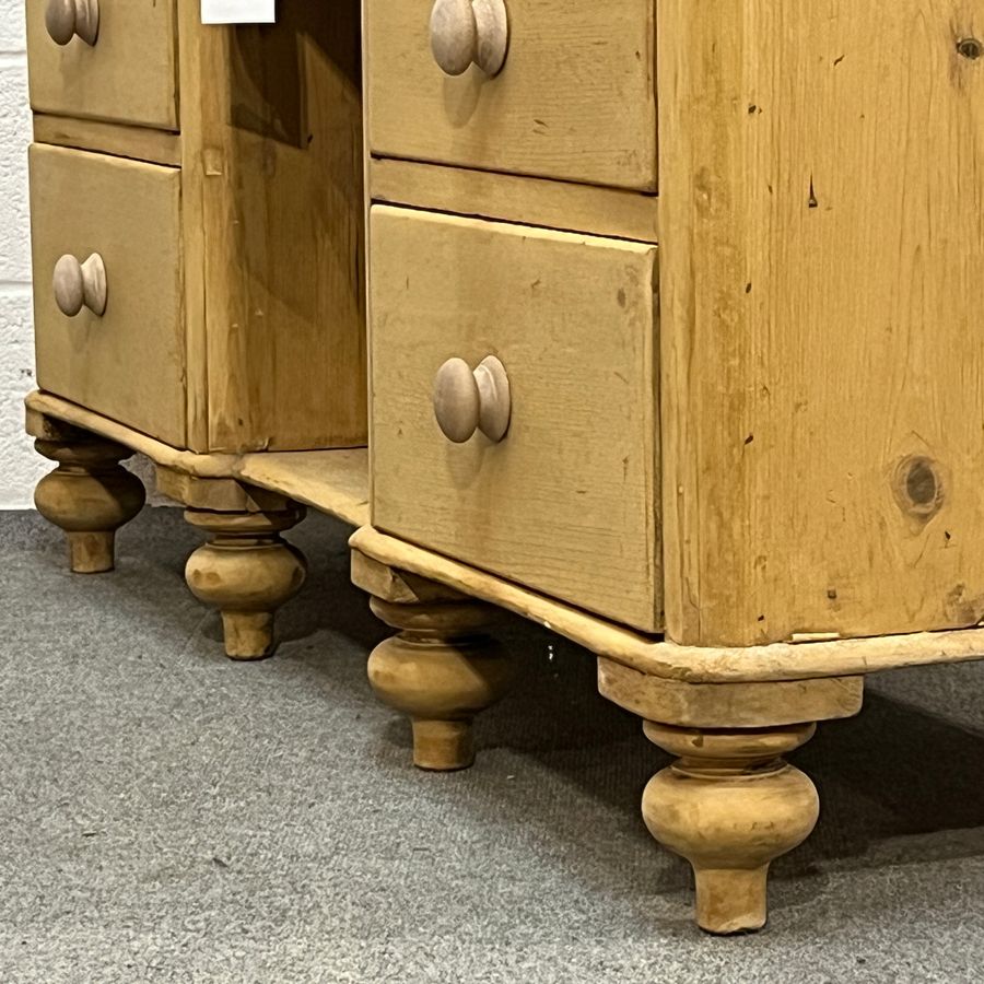 Antique Large Victorian Pine Sideboard With Drawers (D5405E)