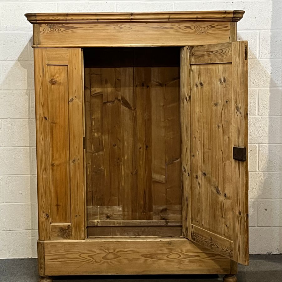 Antique Late 19th Century Antique Pine Wardrobe (Dismantles) D6000E