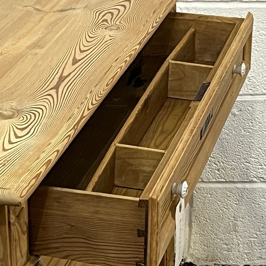 Antique Antique Pine Chest Of 4 Drawers (E2403C)