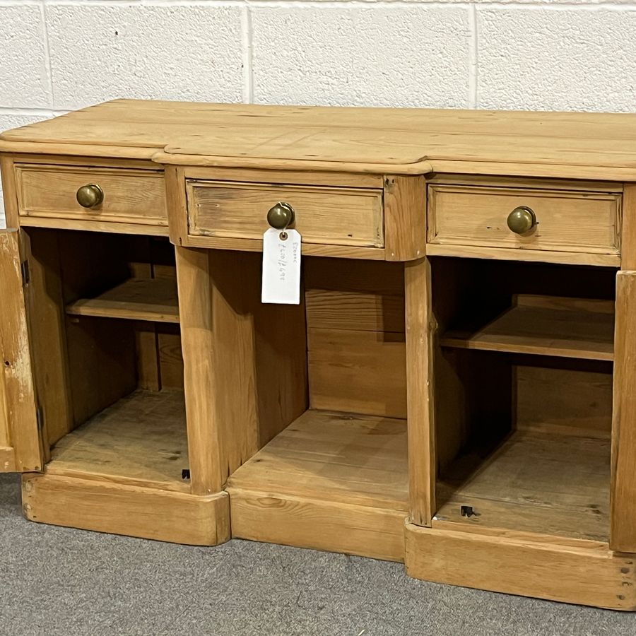 Antique Small Victorian Pine Dressing Table Writing Desk (E2000C)