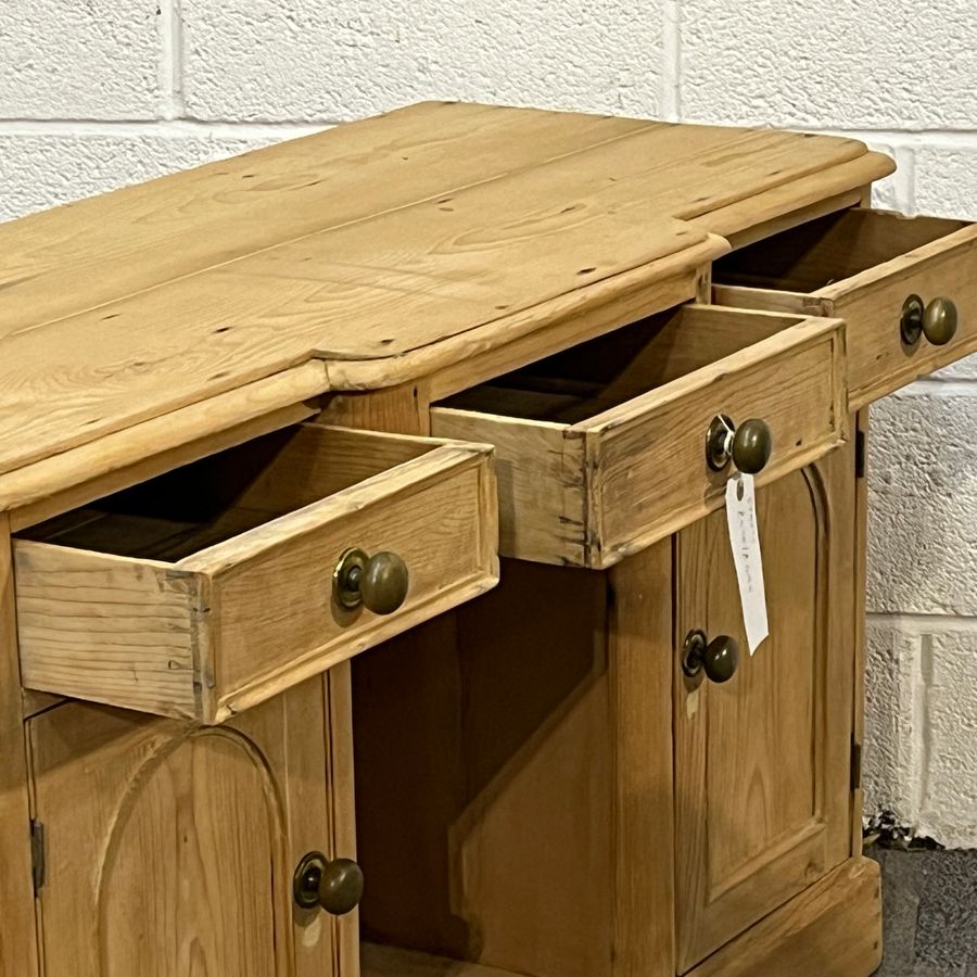 Antique Small Victorian Pine Dressing Table Writing Desk (E2000C)