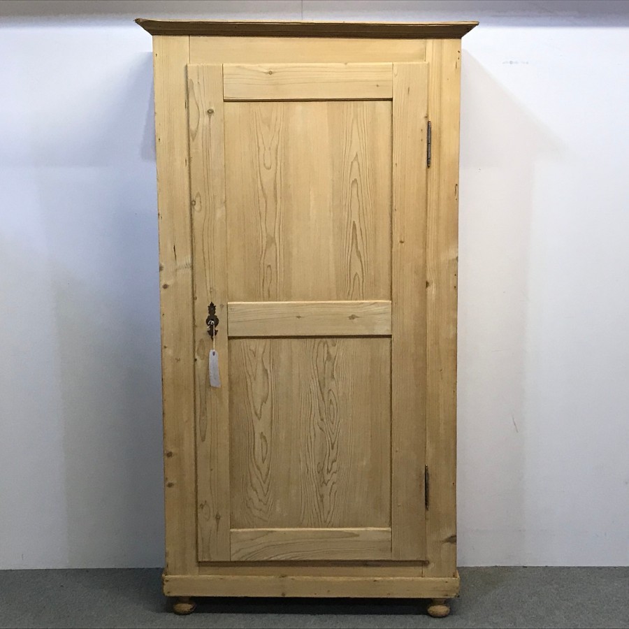 Antique Large Single Door Old Pine Cupboard Antiques Co Uk