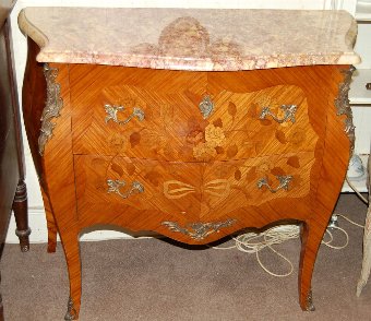Louis XV style Bombe Commode
