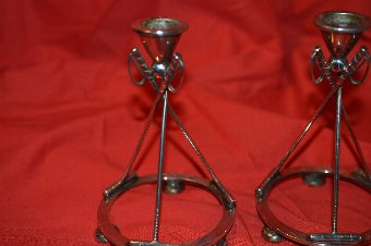 Antique SIlver polo candle sticks Polo solid silver  ideal for the polo enthusiast. English hallmarked #loveantiques, #lovepolo