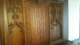 Antique oak panels