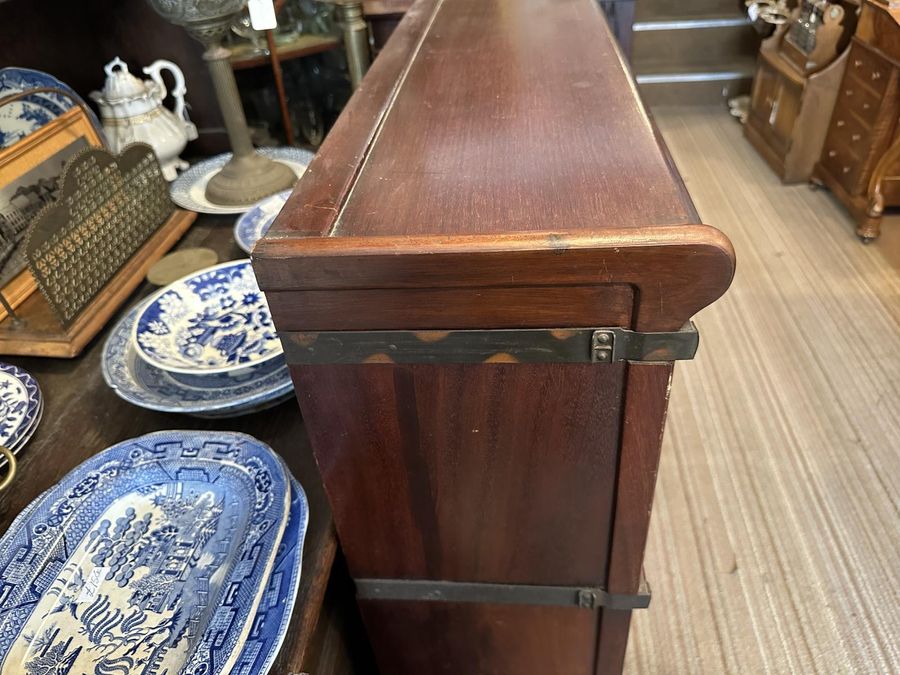 Antique 3 Section Globe Wernicke Bookcase