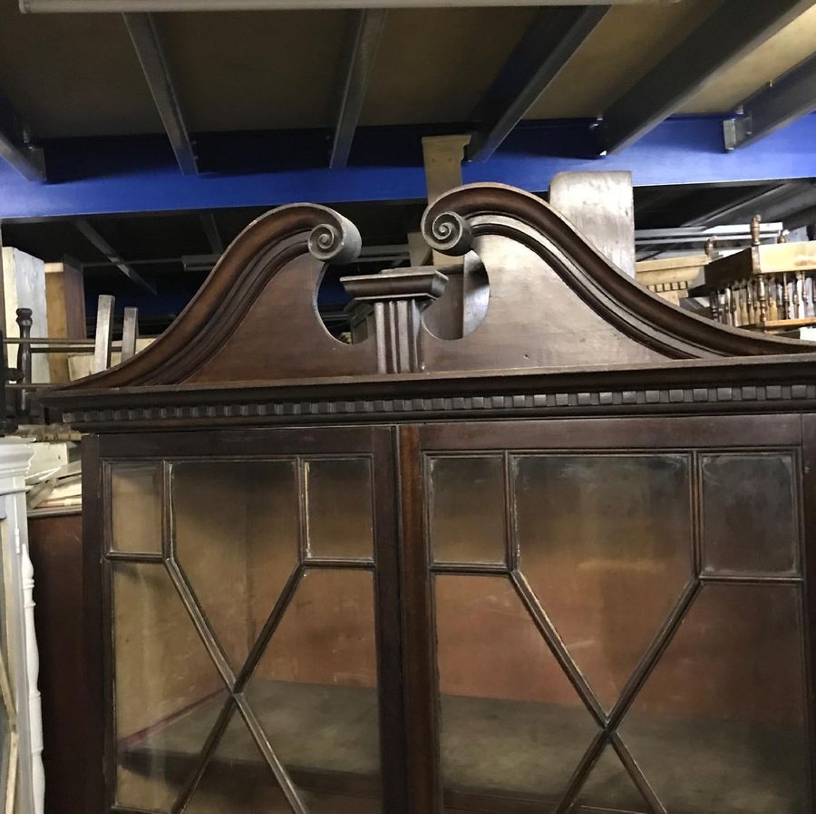 Antique Bookcase on Stand