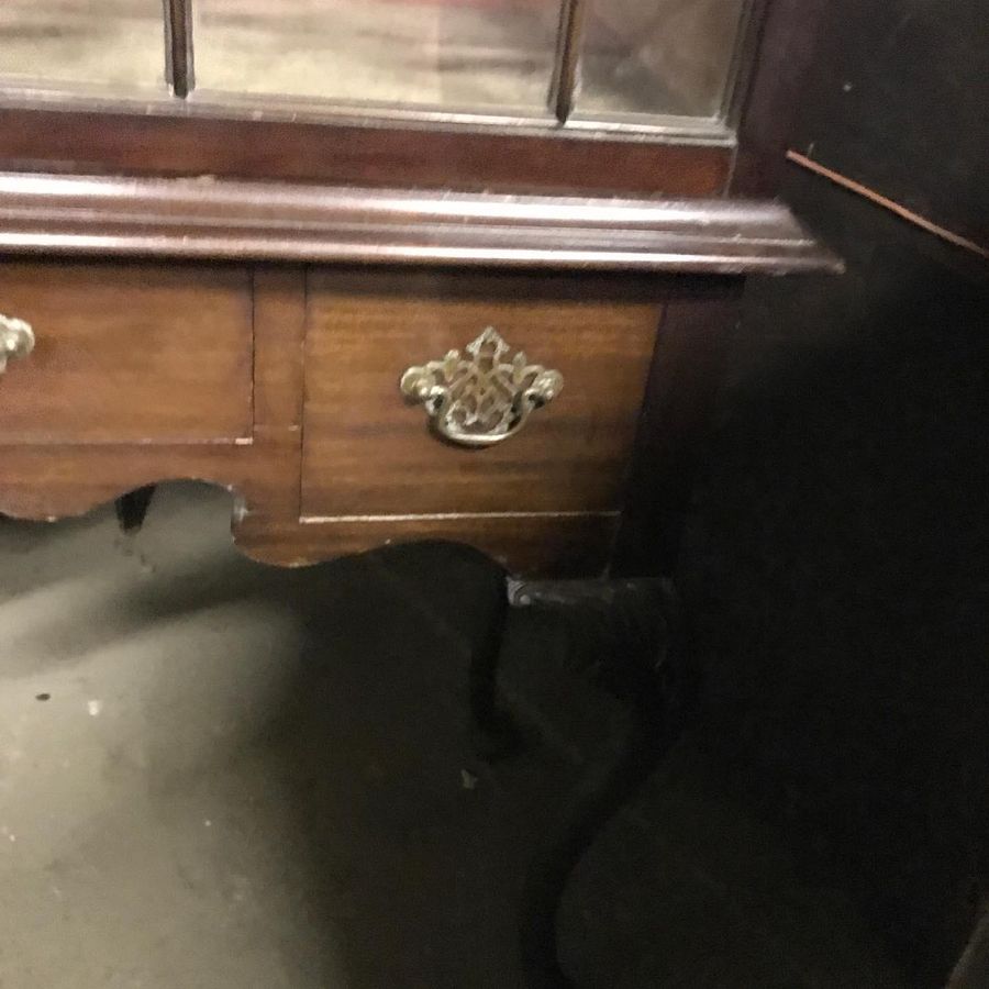 Antique Bookcase on Stand