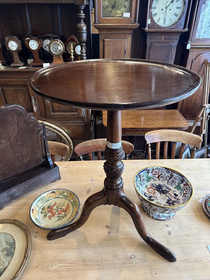 Early 19th Century Mahogany Tripod Table