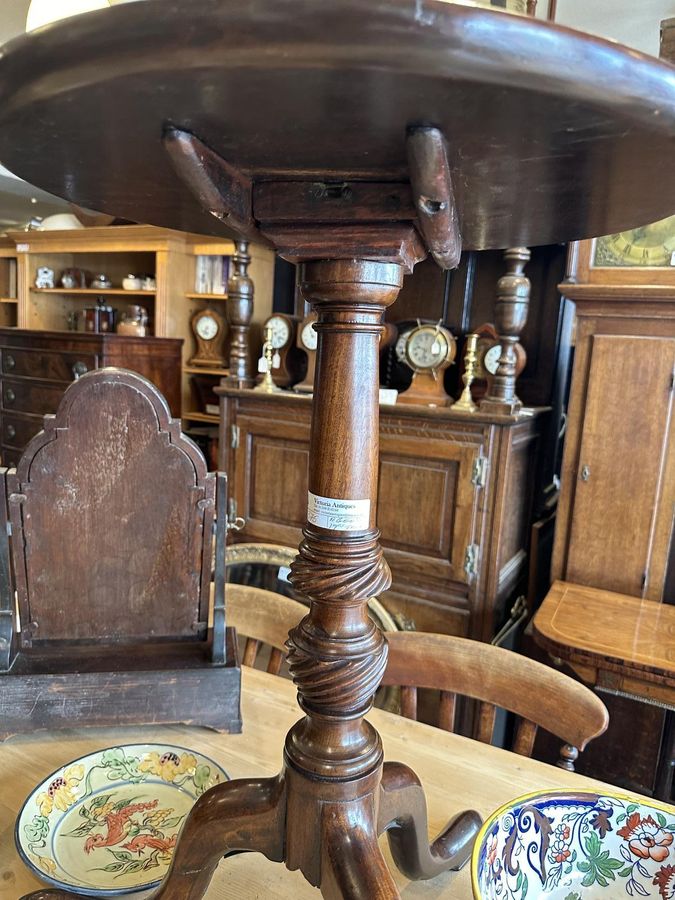 Antique Early 19th Century Mahogany Tripod Table