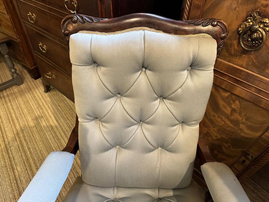 Antique Early 19th Century Rosewood Armchair