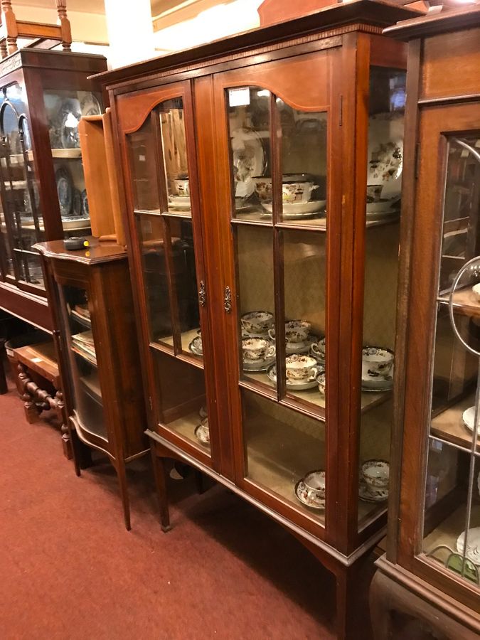 Antique Edwardian Display Cabinet