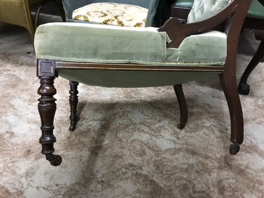 Antique Edwardian Inlaid Chair