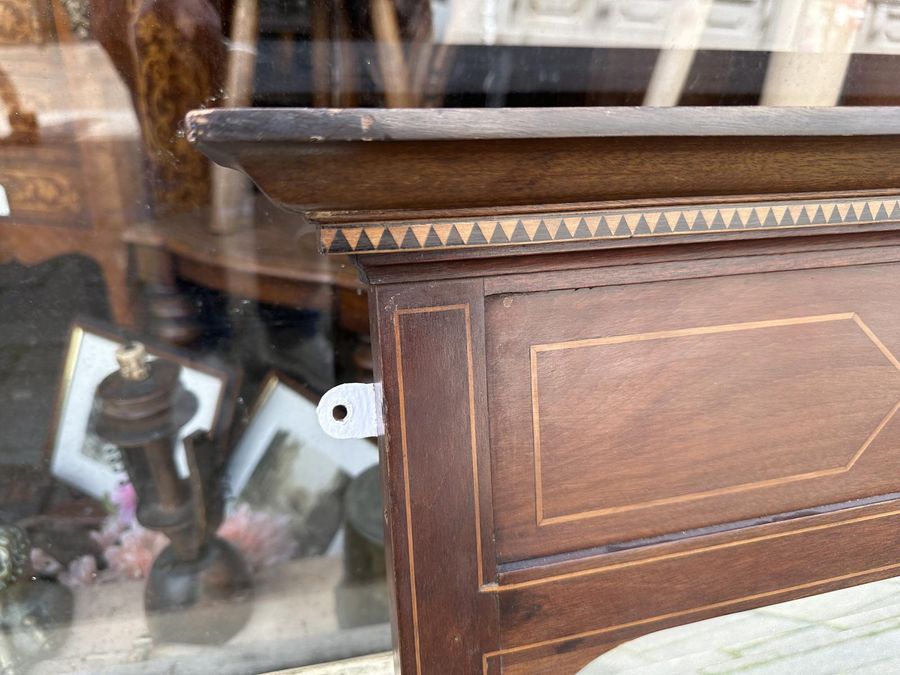 Antique Edwardian Mahogany Mirror