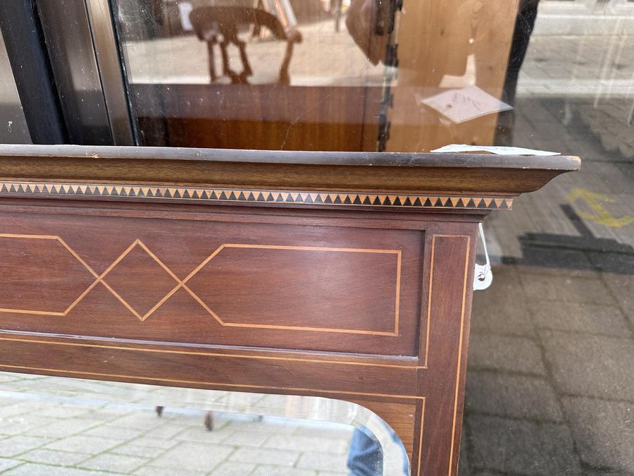 Antique Edwardian Mahogany Mirror